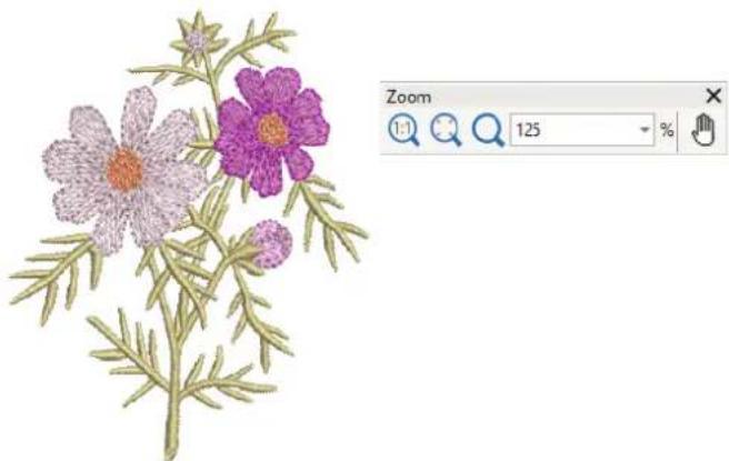 BERNINA Embroidery Software 9 Creator - Pour modifier un dessin entier - 1