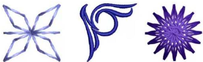 BERNINA Embroidery Software 9 Creator - Estampilles de patron, passages et remplissages - 1