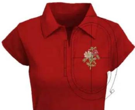 BERNINA Embroidery Software 9 Creator - Pour modifier un dessin entier - 3