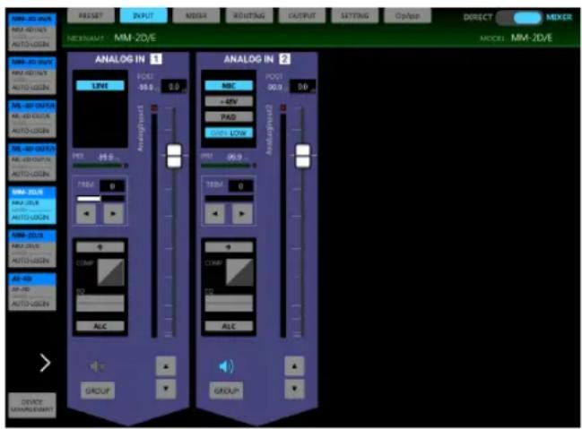 TASCAM MM2D - Fernsteuern mit DCP Connect - 1