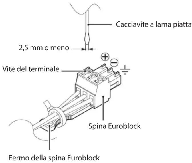 TASCAM MM2D - Collegamento di spine Euroblock (solo MM-2D-E) - 1