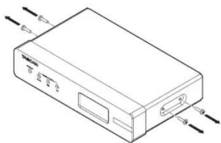 TASCAM MM2D - Installation des supports de fixation - 1