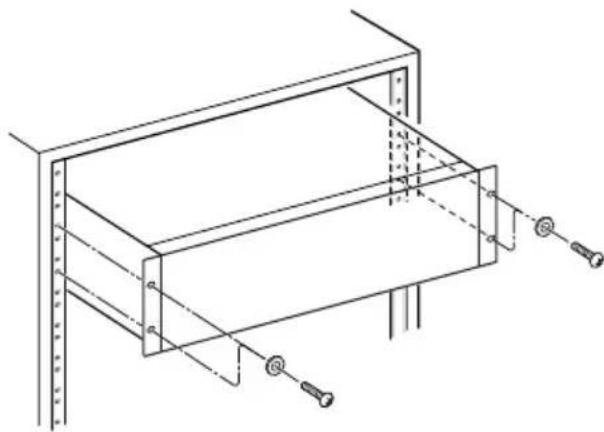 TASCAM MZ223 - MONTAGGIO DELL'UNITÀ A RACK - 1