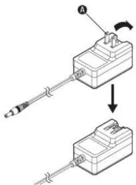 TASCAM SERIES 8p Dyna - Den Stecker des Wechselstromadapters wechseln - 1