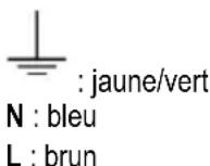 INDESIT IHGC 9.4F LM X - Branchement des fils - 1