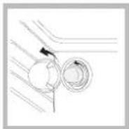 INDESIT IS5E4KHWMEA - Replacing the oven light bulb - 1