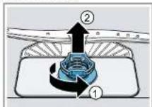 BOSCH SMI8YBS01D - Odoberanie filtra - 1