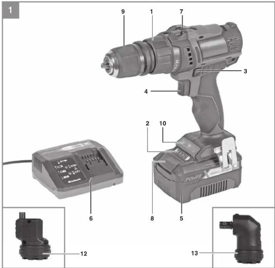 EINHELL TECD 1845 3XLi - 1