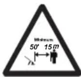 STIGA HT 500e - PERICOLO DI PROIEZIONI! - 1