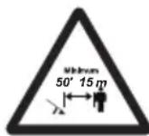 STIGA HT 500e Kit - OHUTUSMÄRGISTUS - 6