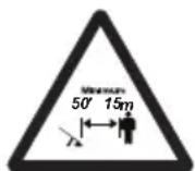 STIGA HT 500e Kit - SIKKERHETSSYMBOLER - 7