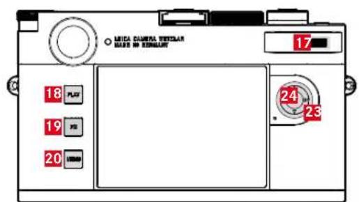 LEICA M11 - ÉLÉMENTS DE COMMANDE SUR L'APPAREIL PHOTO - 1