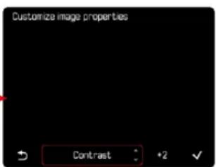 LEICA M11 - PERSONNALISATION DES PROPRIÉTÉS DE L'IMAGE - 2