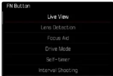 LEICA M11 - MODIFICATION DE L'AFFECTATION - 1
