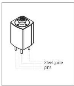 Steel guide pins