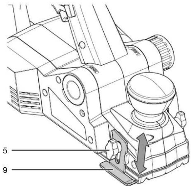 TROTEC PPLS 10750 - Réglage de la profondeur de feuillure - 1
