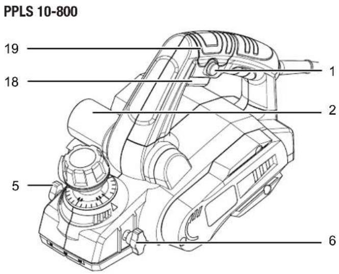 TROTEC PPLS 10800 - Description de l'appareil - 4
