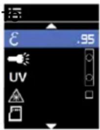 Amprobe IRC120 - Emissivity - 2
