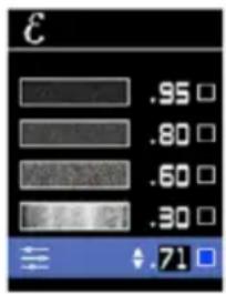 Amprobe IRC120 - Emissivity - 4