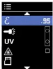 Amprobe IRC120 - Émissivité - 2
