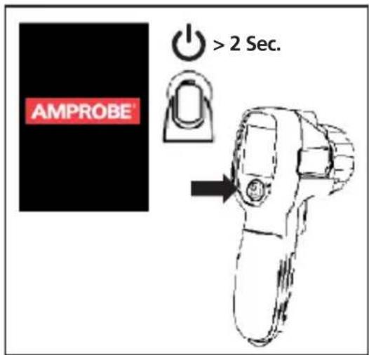 Amprobe IRC110 - Power ON / OFF HOLD - 1
