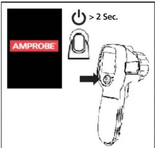 Amprobe IRC110 - Encendido/Apagado HOLD (CONGELAR) - 1