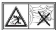 STIGA Tornado 598e - DANGER DE PROJECTION D'OBJETS - 1
