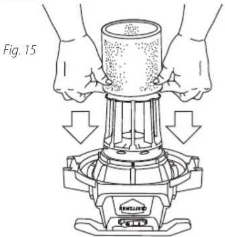 Craftsman CMXEVBCV1660L - INSTALLATION ET NETTOYAGE DU MANCHON : - 1