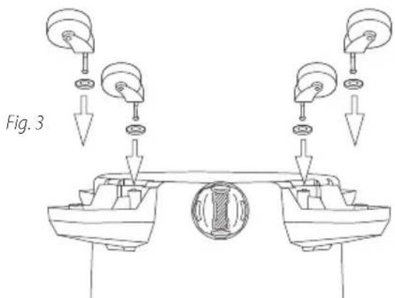 Craftsman CMXEVBCV1660L - ASSEMBLY Caster System Assembly - 3