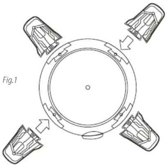Craftsman CMXEVBCV1660L - Ensamblaje del sistema de ruedas - 1