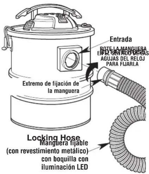 Craftsman CMXEVBE17585 - Inserción de la manguera de fijación (Fig. H) - 1