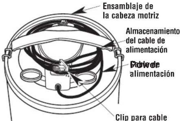 Craftsman CMXEVBE17585 - Almacenamento del cable de alimentacion (Fig. M) - 1