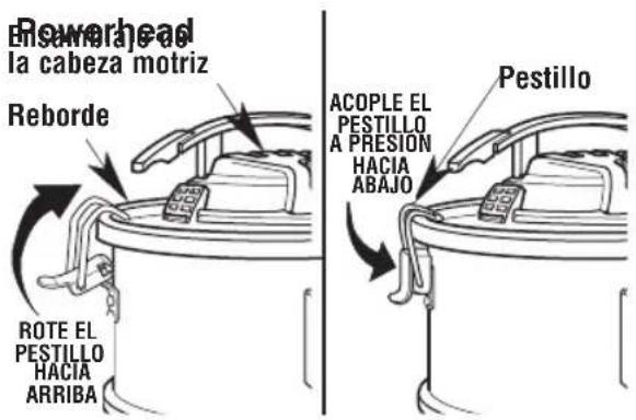 Craftsman CMXEVBE17585 - Montaje de la cabeza motriz (Figs. E &amp; F) - 2