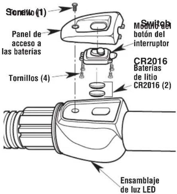 Craftsman CMXEVBE17585 - Reemplazo de las baterias de la boquilla con iluminacion LED (Fig. L) - 1