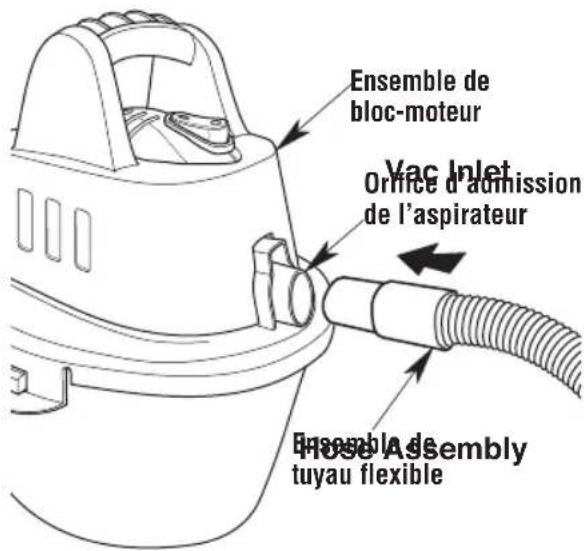 Craftsman CMXEVBE17250 - Insertion du tuyau - 1