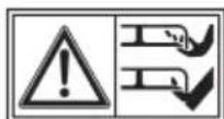 STIGA Tornado 398e - CRUSHING HAZARD - 1