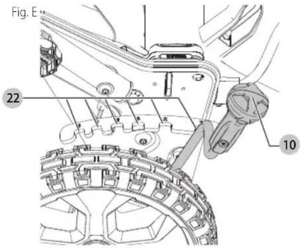 Craftsman CMCMW260P1 - Para Ajustar la Altura del Corte - 1