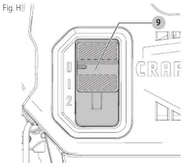 Craftsman CMCS600B - Pour régler le mode de coupe - 1