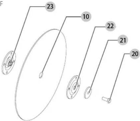 Craftsman CMEM2500 - Removal and Installation of Wheels (Fig. A, E, F) - 2