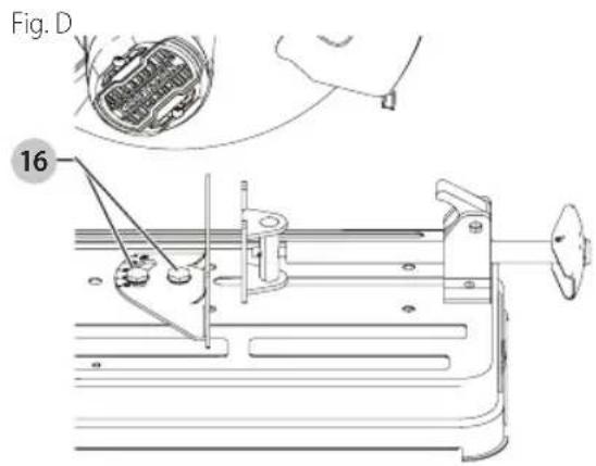 Craftsman CMEM2500 - To Change the Desired Cutting Angle (Fig. A, D) - 1