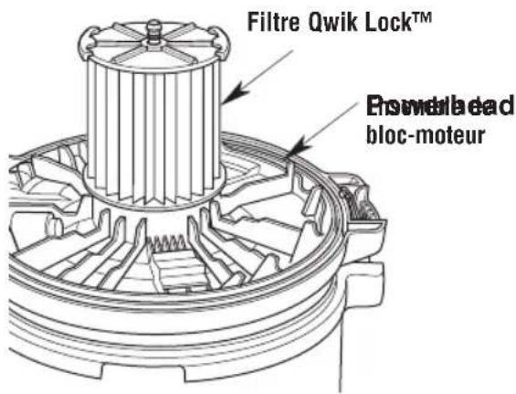 Craftsman CMXEVBE17607 - Installation du filtre - 2