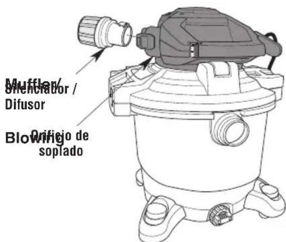 Craftsman CMXEVBE17607 - Silenciador / difusor 60 Litros (16 Galones) CMXEVBE176070 (Fig. R) - 1