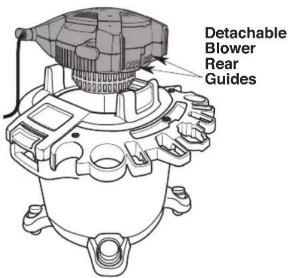 Craftsman CMXEVBE17607 - Detachable Blower Position - 3