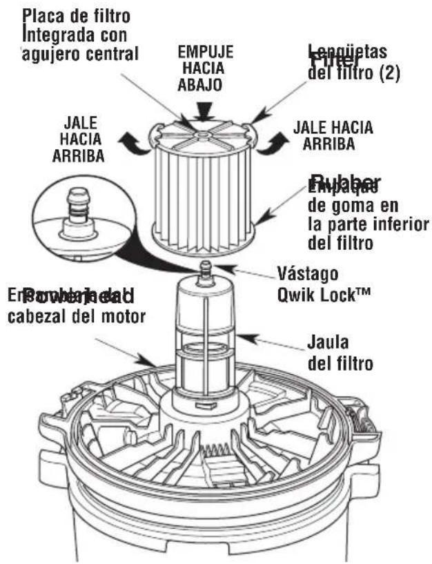 Craftsman CMXEVBE17607 - Instalación del filtro - 1