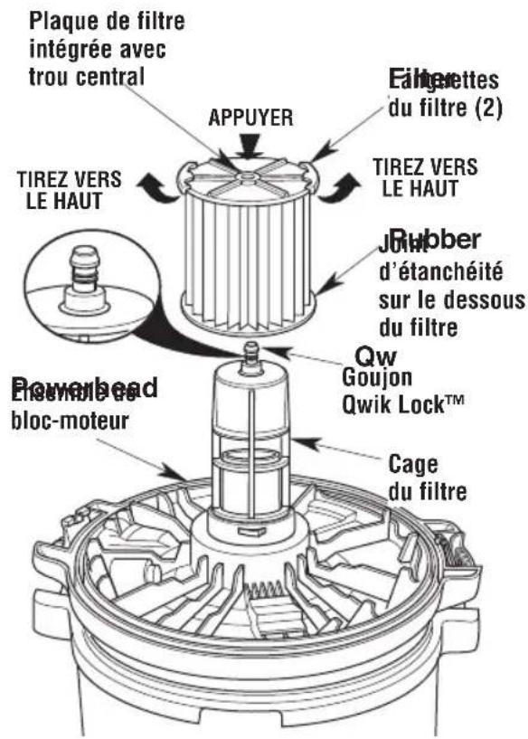 Craftsman CMXEVBE17607 - Installation du filtre - 1