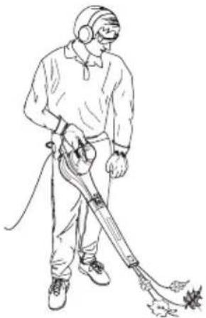 Craftsman CMEBL30382 - Use As A Blower (Fig. F) - 1