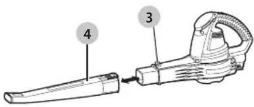 Craftsman CMEBL30382 - Blow Tube Assembly (Fig. C) - 1