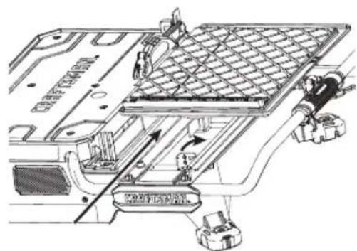 Craftsman CMCS4000M1 - Para retirar el carro de corte - 1