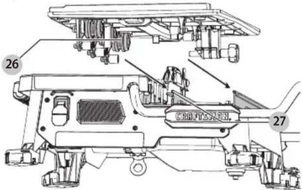 Craftsman CMCS4000M1 - To Install the Cutting Cart (Fig. R) - 1
