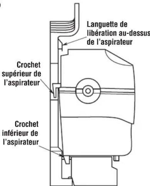 Craftsman CMXEVBE17925 - Suspension de l'aspirateur sur l'étagère de rangement (Fig. L, M, N, O & P) - 4